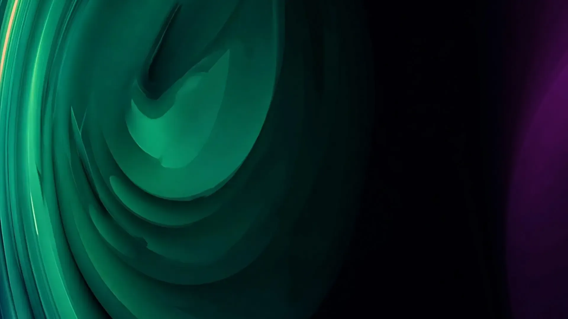 Abstract Deep Green Gradient Overlay for Visual Effects